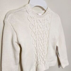 Carter's Sweater For Girls Size 4 100%cotton  Color Ivory